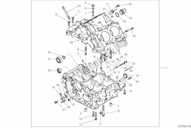 Todas las partes para 09a - Par De Semicárter de Ducati Superbike Panigale V4 S USA 1100 2019